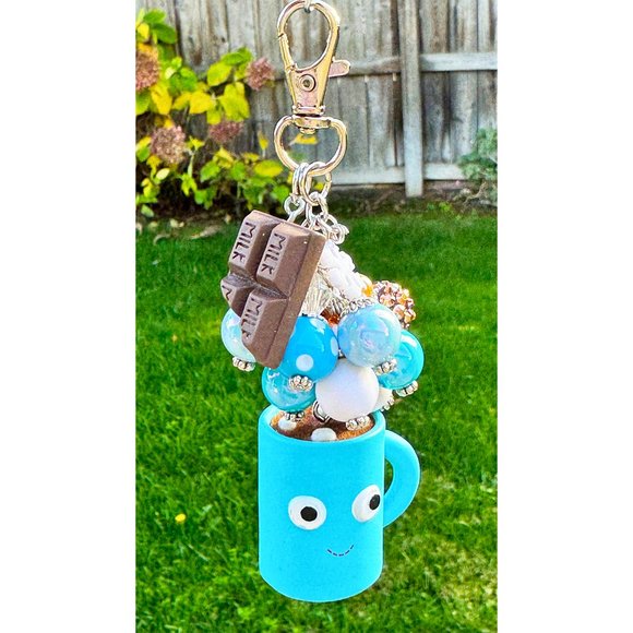 Heidi Kenney x Kid Robot Hot Chocolate Keychain Purse Bag Charm - Picture 4 of 8